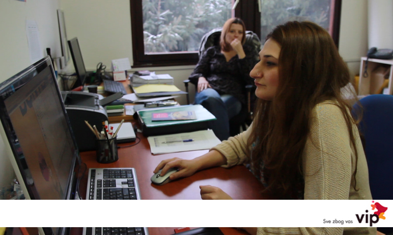 Kristina Šoštar i Jelena Brezovec u uredu Evenija (Foto: Davor Batisweiler)