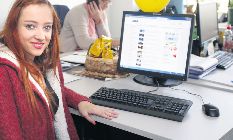 Studentica praksu odrađuje u Sektoru korporativnih servisa/Žarko Bašić/PIXSELL