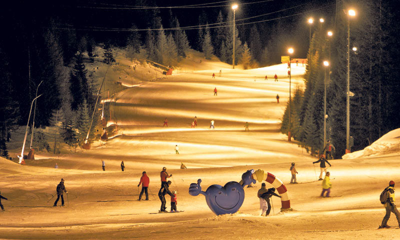 Skijalište noću