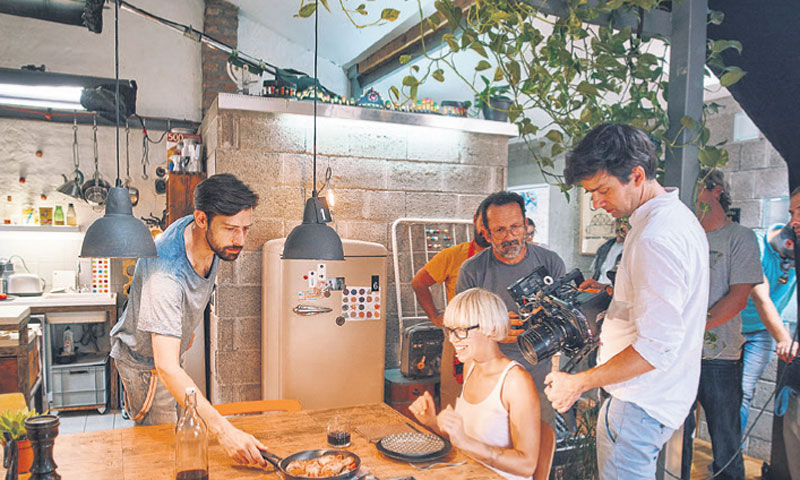 Prizori sa snimanja spotova za novu Vegeta kampanju