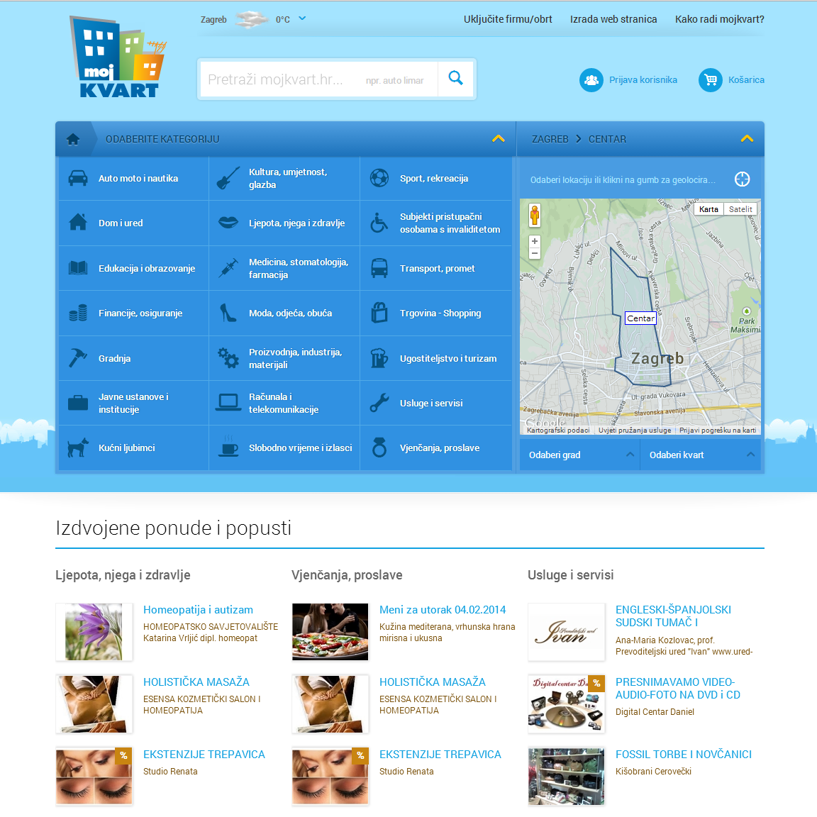 Redizajn portala MojKvart.hr