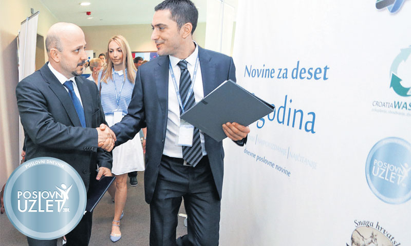 Ministar Gordan Maras i glavni urednik Poslovnog dnevnika Mislav Šimatović (gore)/Petar Glebov/PIXSE