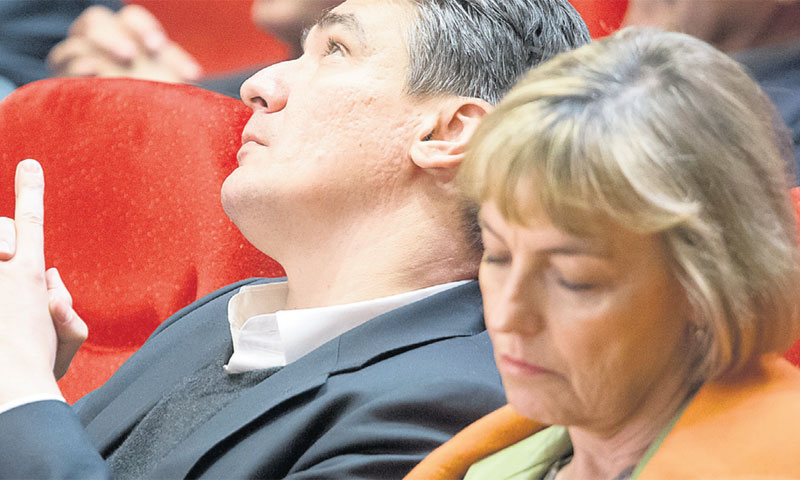 Premijer Zoran Milanović i ministrica vanjskih poslova Vesna Pusić/Grgo Jelavić/PIXSELL