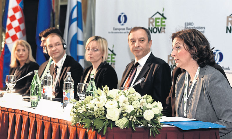 Vedrana Jelušić Kašić (prva zdesna) na prezentaciji Reenove+ u Zagrebu/Davor Viš-njić/PIXSELL