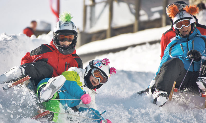 Za male, ali iskusne skijaše, postoji i dječji adrenalinski park
