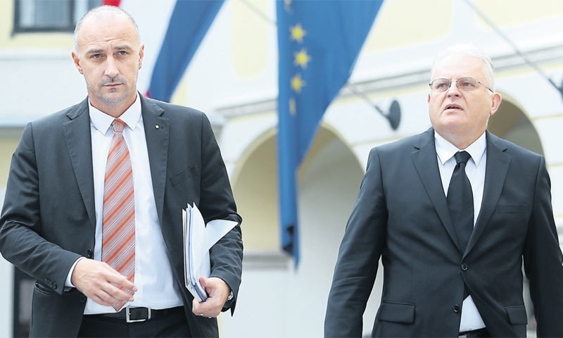Ministar gospodarstva Ivan Vrdoljak i šef DUUDI-ja Mladen Pejnović/Sanjin Strukić/PIXSELL