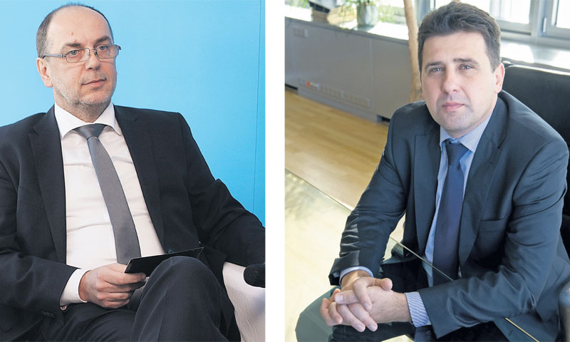 Gabrijel Škof (Adriatic Slovenica) i Sanel Volarić (Croatia osiguranje)/PIXSELL