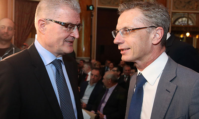 Božo Prka i Boris Vujčić/Goran Stanzl/PIXSELL