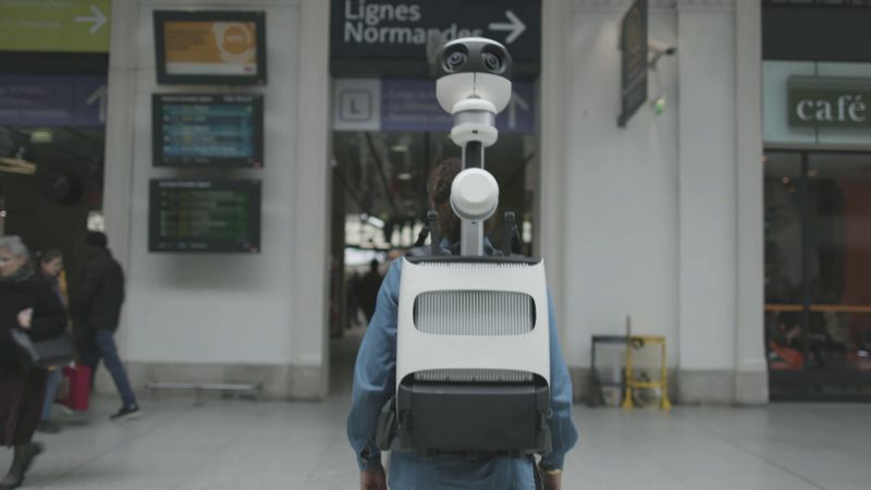 Google Street Trekker. Press Foto