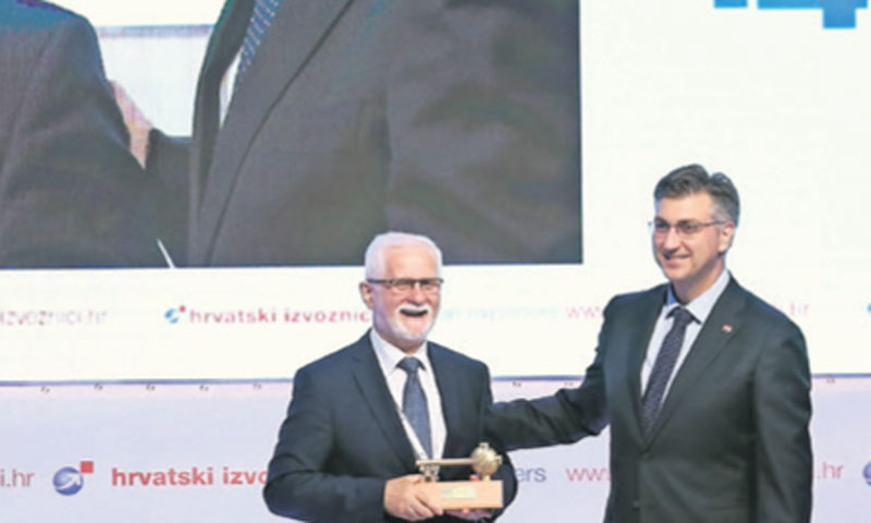 Za promicanje izvoza premijer je Darinku Bagi nenajavljeno dodijelio Zlatni ključ/Marko Prpić/PIX