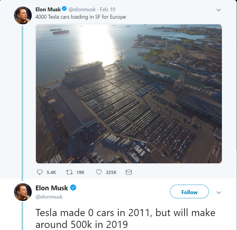 Foto: Elon Musk tweet screenshot