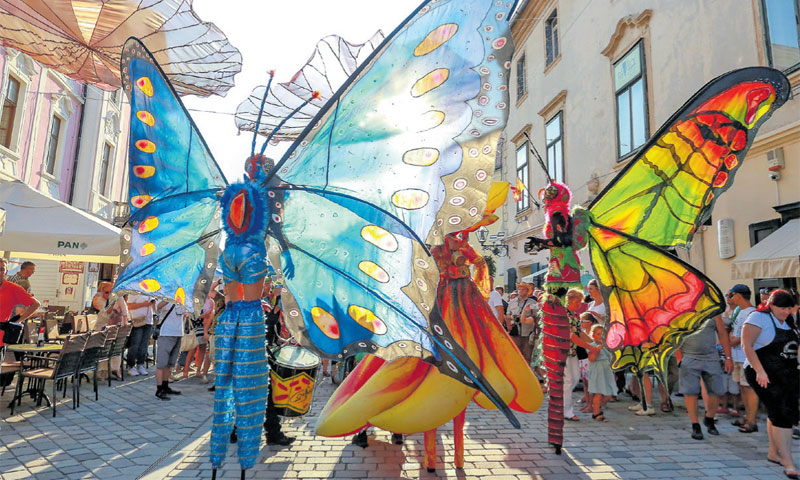 U Varaždinu nastupaju najbolji ulični zabavljači/Damir Špehar/PIXSELL