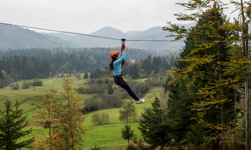 Foto: Adrenalinski park na nadmorskoj visini od 860 metara u sklopu imanja Gorski lazi