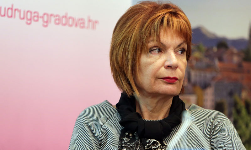 Predsjednica Hrvatske udruge poslodavaca Gordana Deranja/Nel Pavletić/PIXSELL