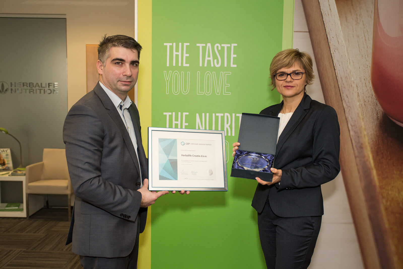 Aleksandar Zemunić, član Uprave tvrtke SELECTIO i Nina Šebečić Crnolatac