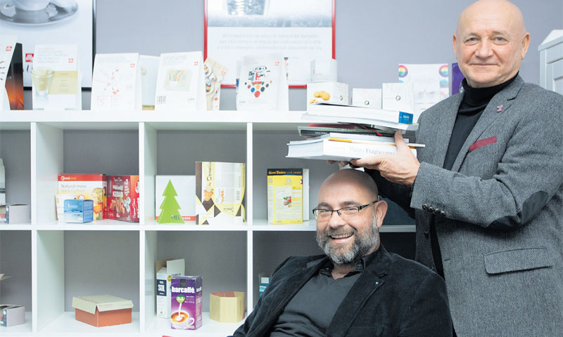 Sergej Novakovič, predsjednik Uprave Grafolit grupe i Adnan Hodžić, direktor Grafo Lita/Emica Elveđi