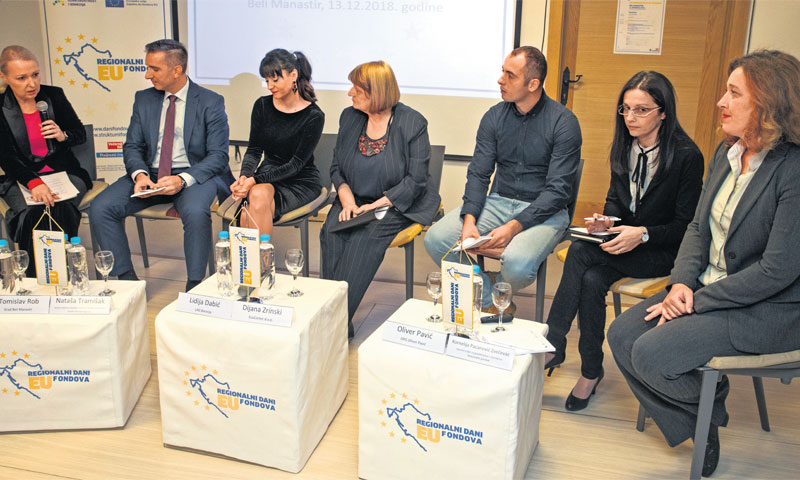 Moderatorica Majda Mikulandra, Tomislav Rob, Nataša Tramišak, Lidija Dabić, Oliver Pavić, Dijana Zri