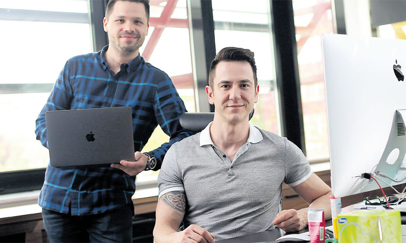 Alen Sumina i Zoran Vučinić osnivači su Nanobita/ Igor Kralj/PIXSELL