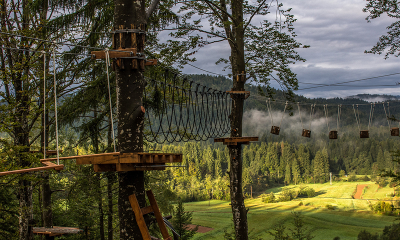 Foto: Adrenalinski park na nadmorskoj visini od 860 metara u sklopu imanja Gorski lazi