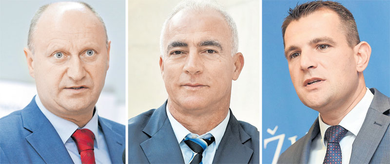 Željko Kolar, krapinsko-zagorski župan, Goran Pauk, šibensko-kninski župan i Matija Posavec, međimur