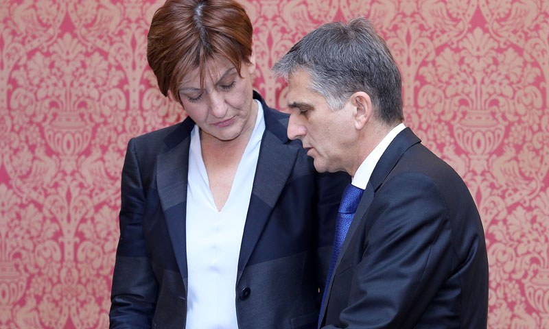 Potpredsjednica Vlade Martina Dalić i ministar Goran Marić/Patrik Macek/PIXSELL