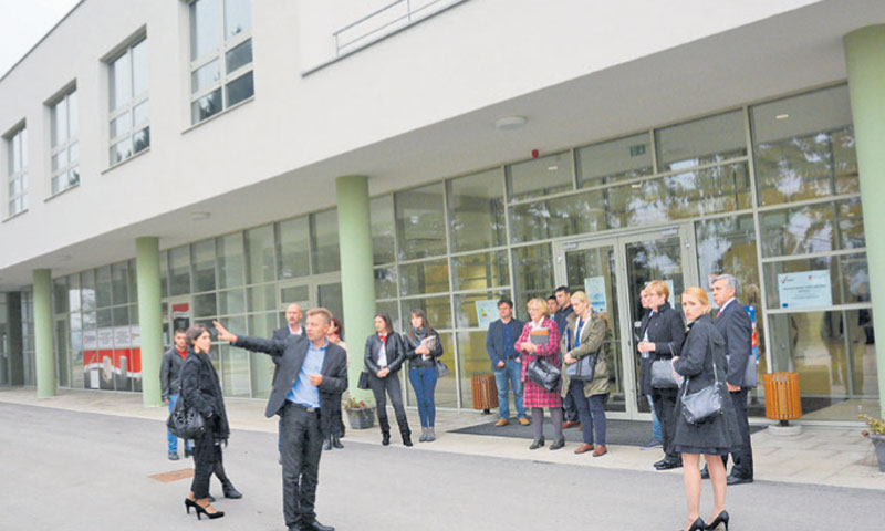 Razvojni centar i tehnološki park u Križevcima prostire se na ukupno 8490 kvadratnih metara, a Europ