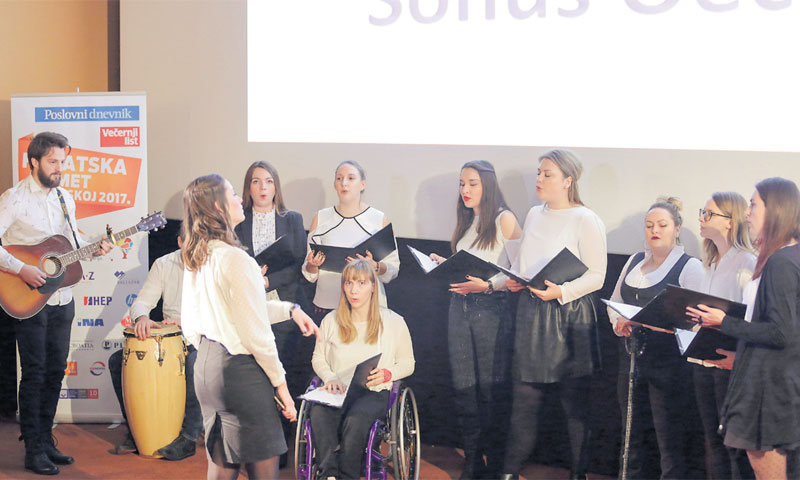 Nastup zbora Ekonomskog fakulteta Zagreb Sonus Oeconomicus/Luka Stanzl/PIXSELL