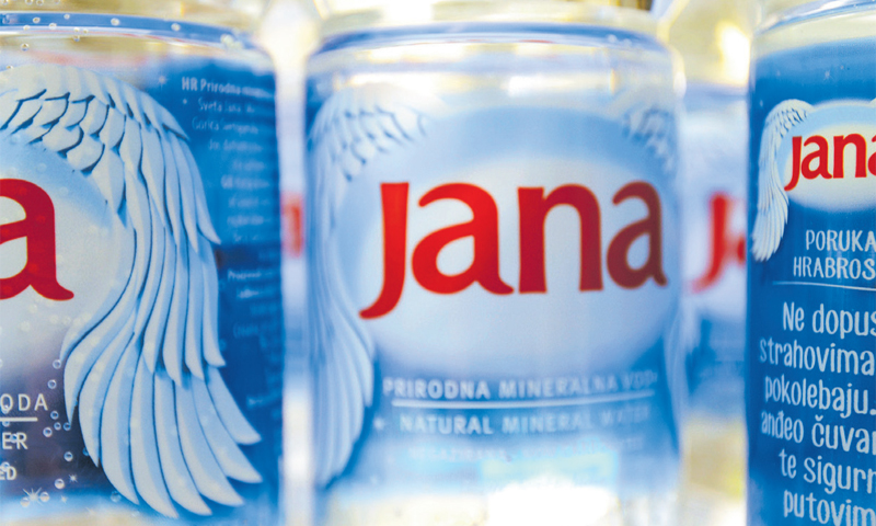 Agrokor na RH tržištu plasira 207 mil. litara mineralnih voda Jamnica i Jana/ M. Jurinec/PIXSELL