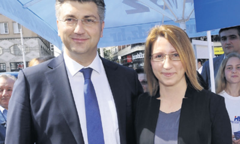 Andrej Plenković i Ivana Maletić/Marko Lukunić/PIXSELL