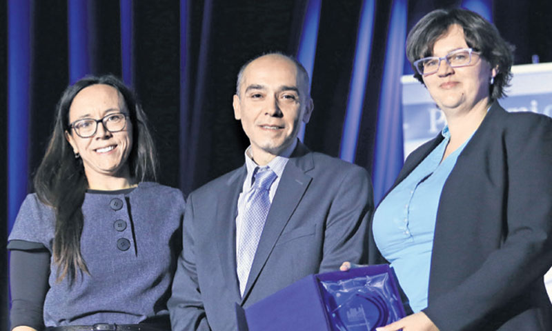 Pročelnica Gordana Mikulčić i glavni urednik Poslovnog dnevnika Vladimir Nišević/E. E./PIX