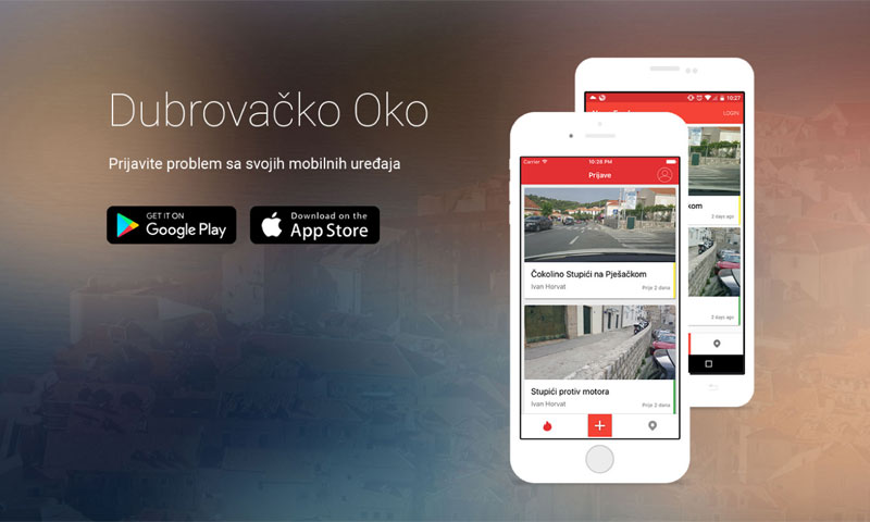 Putem aplikacije može se vidjeti kratki opis problema, lokacija i status rješavanja/PIXSELL