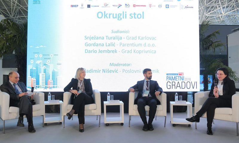 Vladimir Nišević, Snježana Turalija, Dario Jambrek i Gordana Lalić na panelu/Tomislav Miletić/PIXSEL