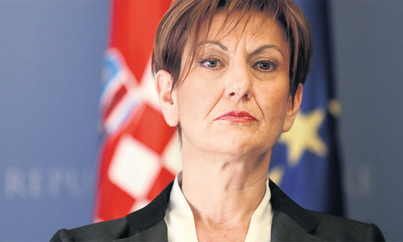 Ministrica Martina Dalić smatra da se o potezima u Hrvatskoj Vlada nema što opravdavati/I. Šoban/PIX