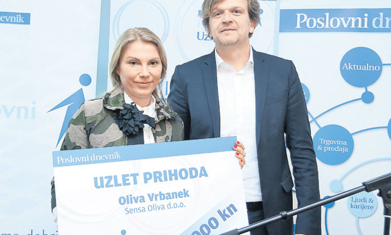 Za Uzlet prihoda nagrađena je Sensa Oliva (Oliva Vrbanek i Saša Kramar, HT)/PIXSELL