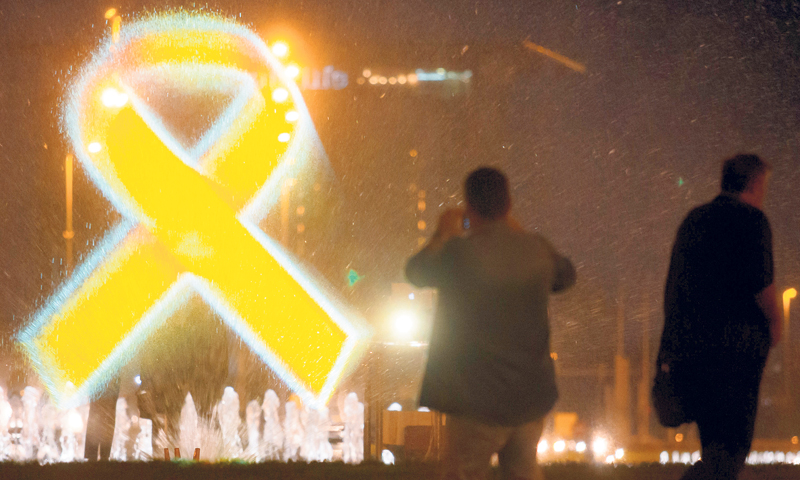 ‘Go gold’ globalna je inicijativa za podizanje svijesti o malignim bolestima kod djece/Davor Puklave