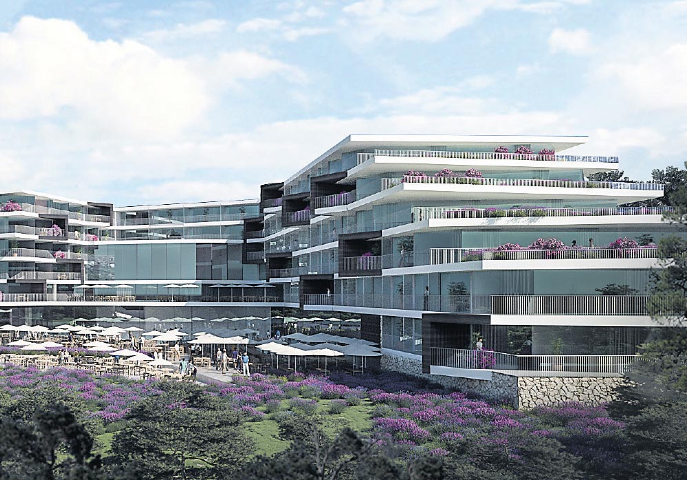 Renderi budućeg novog hotela Magic life koji bi se  gradio na mjestu  starog Borka /  PD