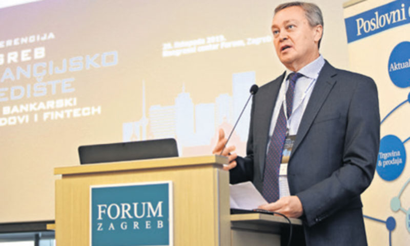 Zdenko Adrović, direktor Hrvatske udruge banaka/Emica Elveđi/PIXSELL