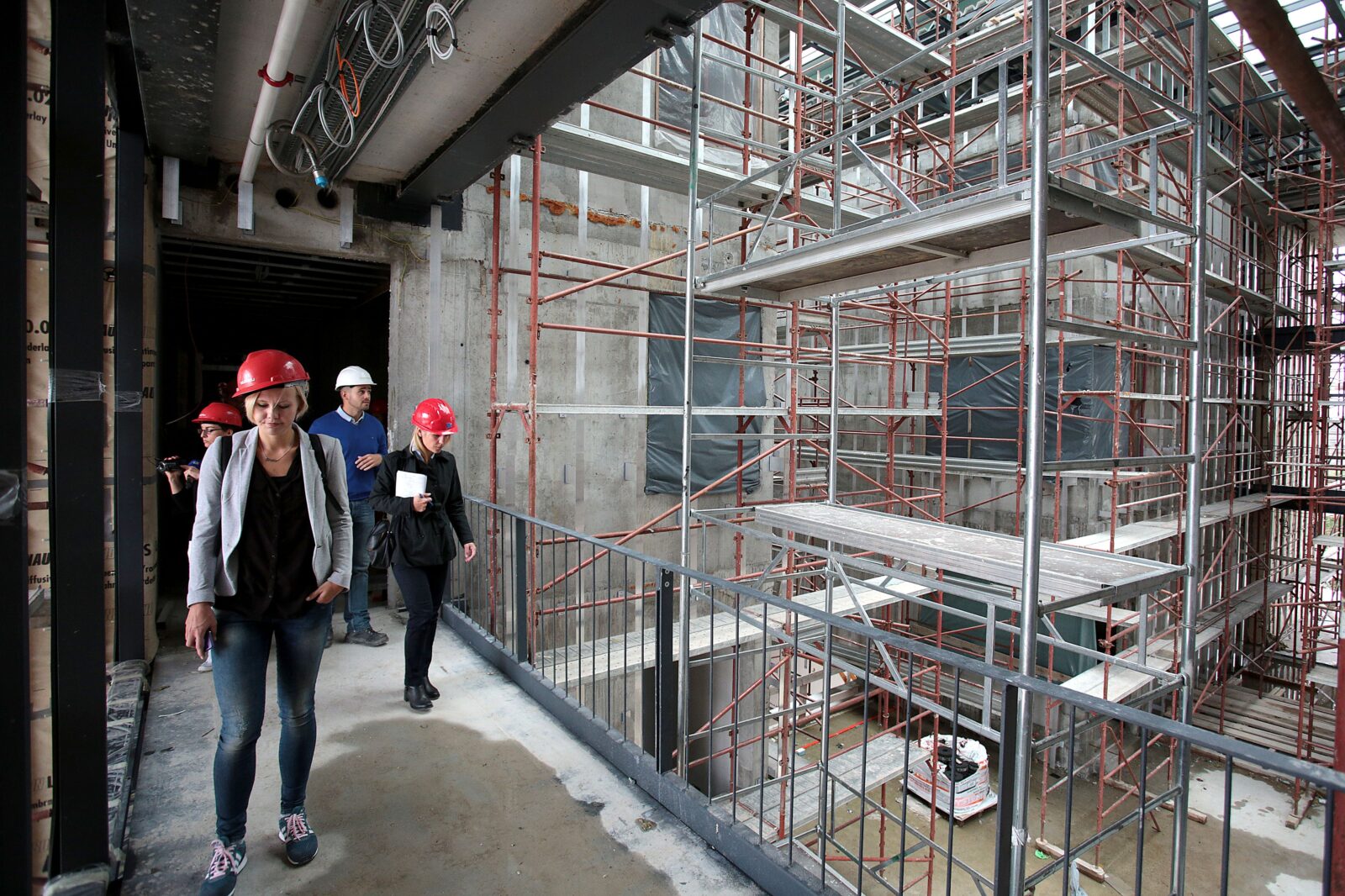 Prvi službeni obilazak radova na SEECEL-u, Foto: Patrik Macek / Pixsell