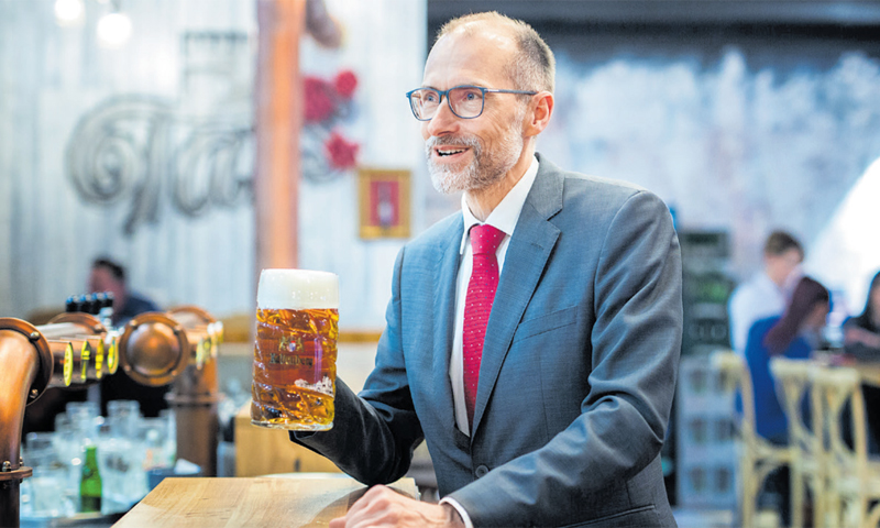 Gordan Putanec, direktor Kaltenberg Adrije u restoranu-pivnici/Nel Pavletić/PIXSELL