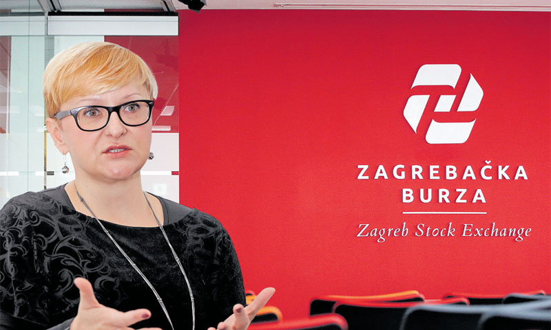 Ivana Gažić, predsjednica Uprave Zagrebačke burze/Žarko Bašić/PIXSELL