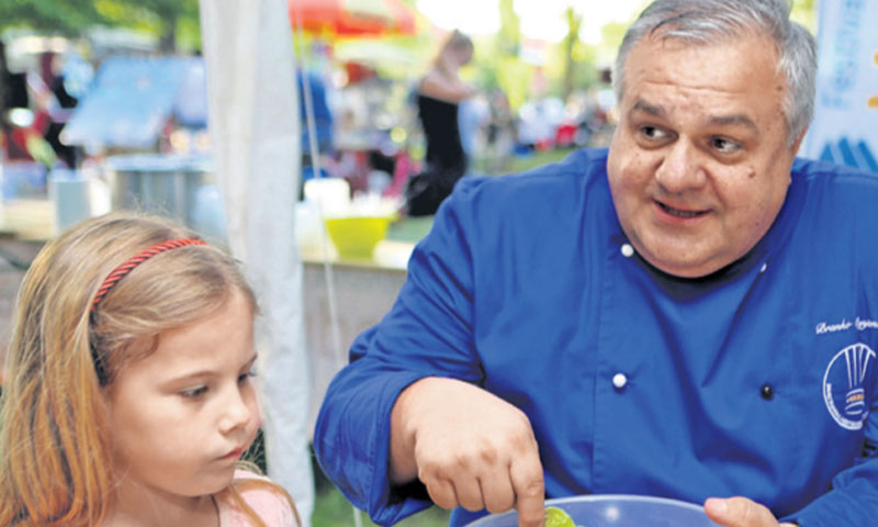 Ognjenović je održao radionice zdrave prehrane namijenjene najmlađima/I. Čagalj/PIXSELL