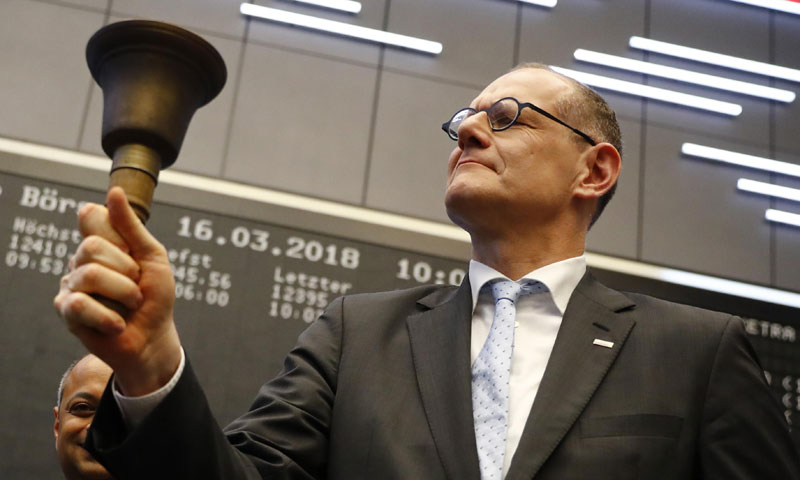 Izvršni direktor Siemens Healthineersa Bernd Montag označio je početak trgovanja/REUTERS