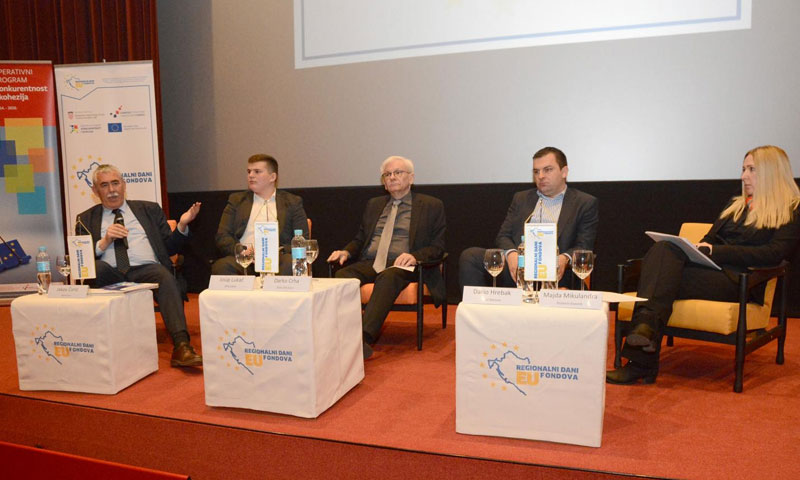 Na panel raspravi poduzetnici su govorili o svojim iskustvima s EU fondovima/Damir Špehar/PIXSELL