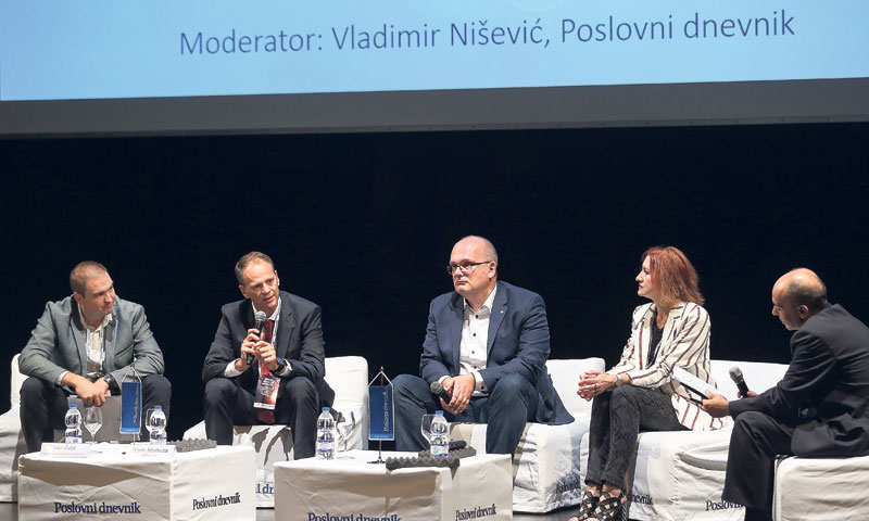 Ivan Ćutić, Boris Markota, Julije Domac i Dubravka Brkić razmijenili stavove/Luka Stanzl/PIXSELL