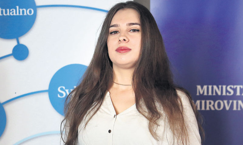 Antonija Kučić praksu odradila u Službi ljudskih potencijala HL/MARKO PRPIĆ/PIXSELL