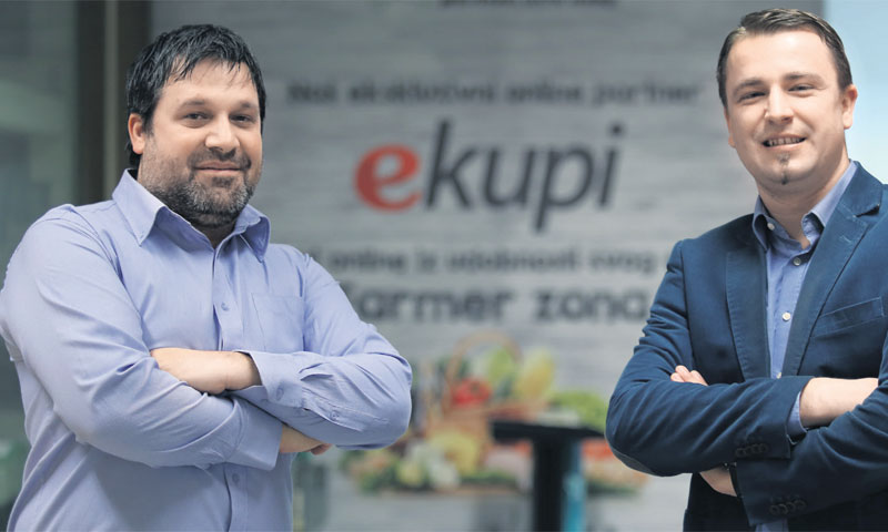 Alan Slapar, voditelj razvoja GoGreena (lijevo) i Ilija Matić, voditelj marketplacea u eKupi/Igor Šo