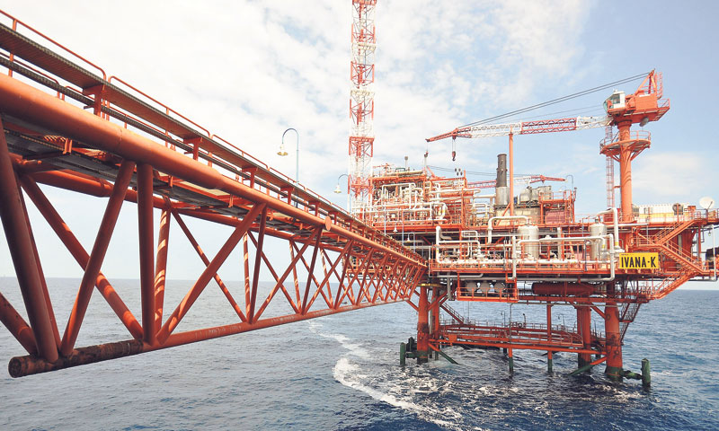 Inina proizvodna platforma u sjevernom Jadranu/ Duško Marušić/PIXSELL