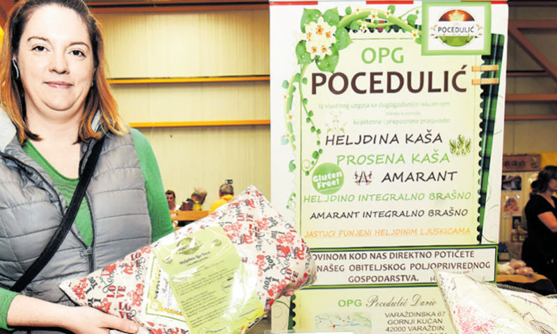 OPG Pocedulić iz Gornjeg Kućana u Varaždinskoj županiji bavi se proizvodnjom bezglutenskih pseudožit
