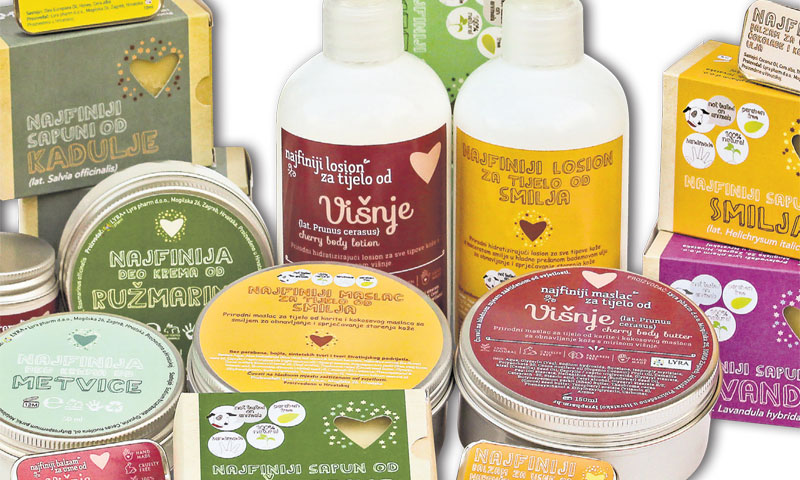 Pod brendom Najfiniji sapuni nude proizvode za njegu lica i tijela, od hrvatskih sastojaka/LYRA PHAR