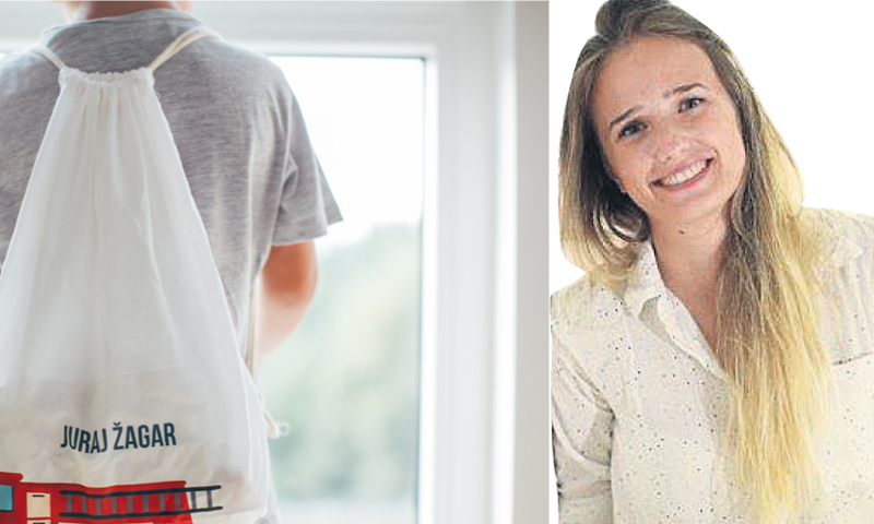 Vlasnica tvrtke Baloo Labels Željka Žagar i dio njenih personaliziranih naljepnica/Željka Mikulčić P